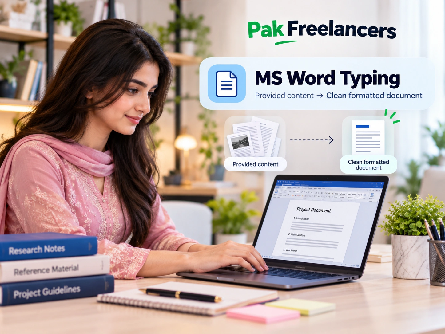 MS Word typing task